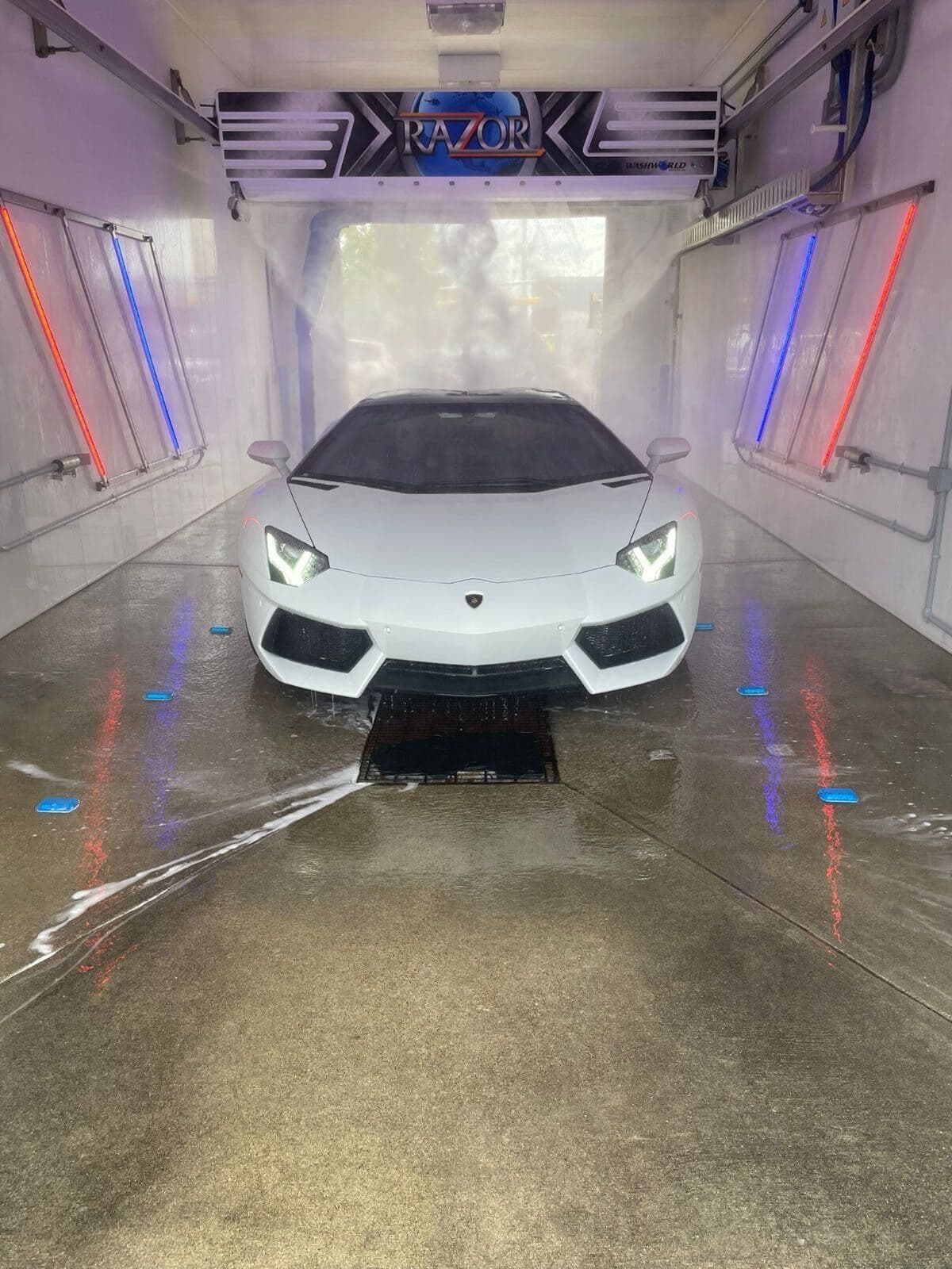 Touchless automatic wash